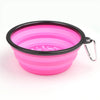 350 1000ml Travel Foldable Pet Dog Bowl for Small Large Dogs Slow Puppy Big Dog Food Bowls Portable Pet Feeder comedero perro