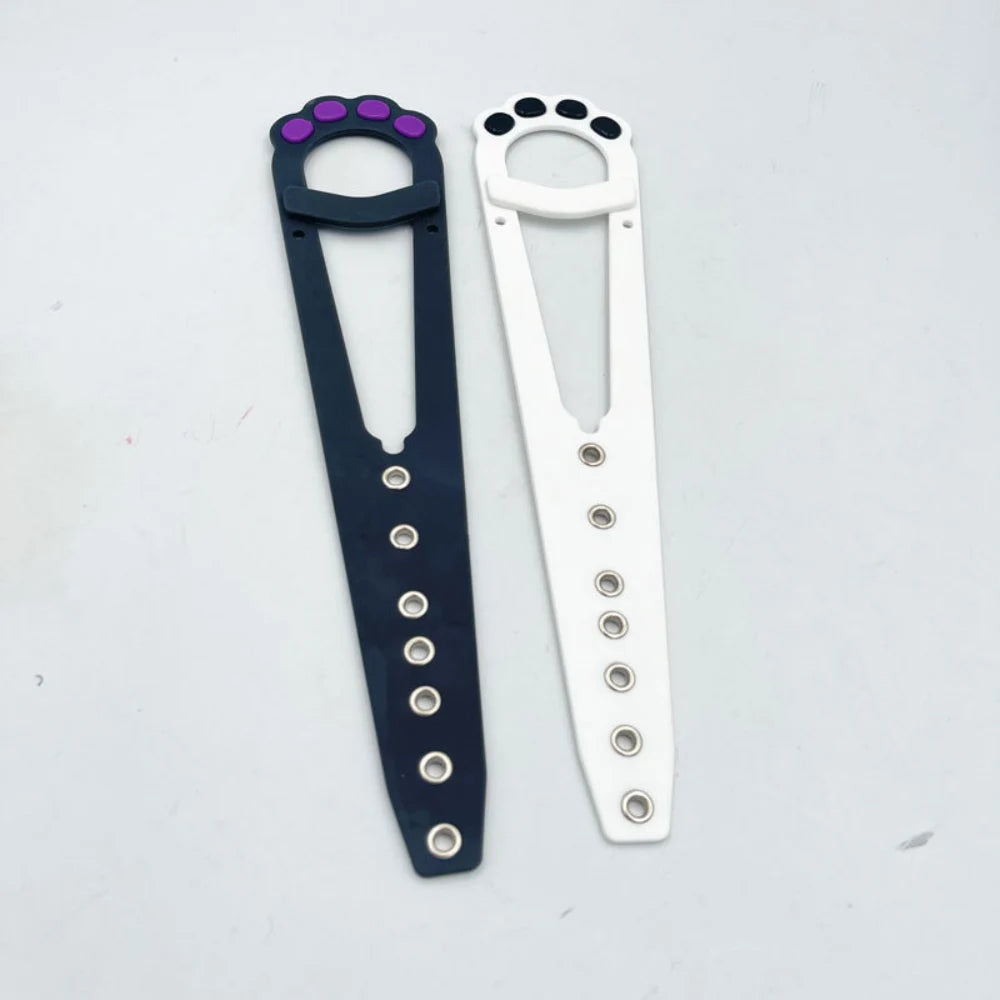 Adjustable Cat Door Latch Bracket Easy to Install Pet Door Latch Dog Door Elastic Holder Latch No Tools Required Pet Gate Supply