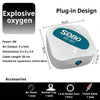 Aquarium Oxygen Air Pump Fish Tank Adjustable Air Volume High Power Oxygenator Air Compressor Aerator 220v
