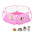 Portable Small Pet Cage Transparent Cat and Dog Cage Tent Pet Playpen Open Folding Yard Fence For Dog Hamster Rabbit Guinea Pig