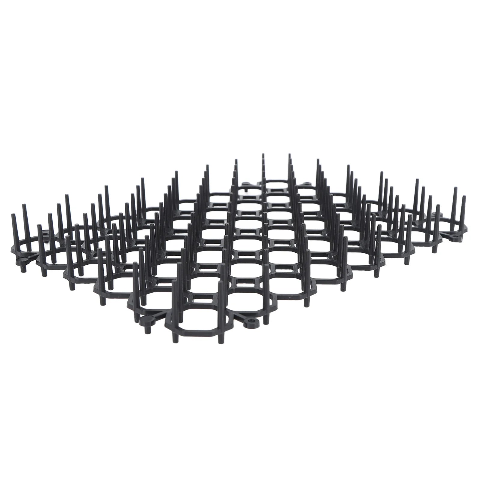 12Pcs Cat Deterrent Mat Anti Cat Dog Network Repellent Training Plastic Spike Mat for Keeping Away Cats Dogs Protecting Plants