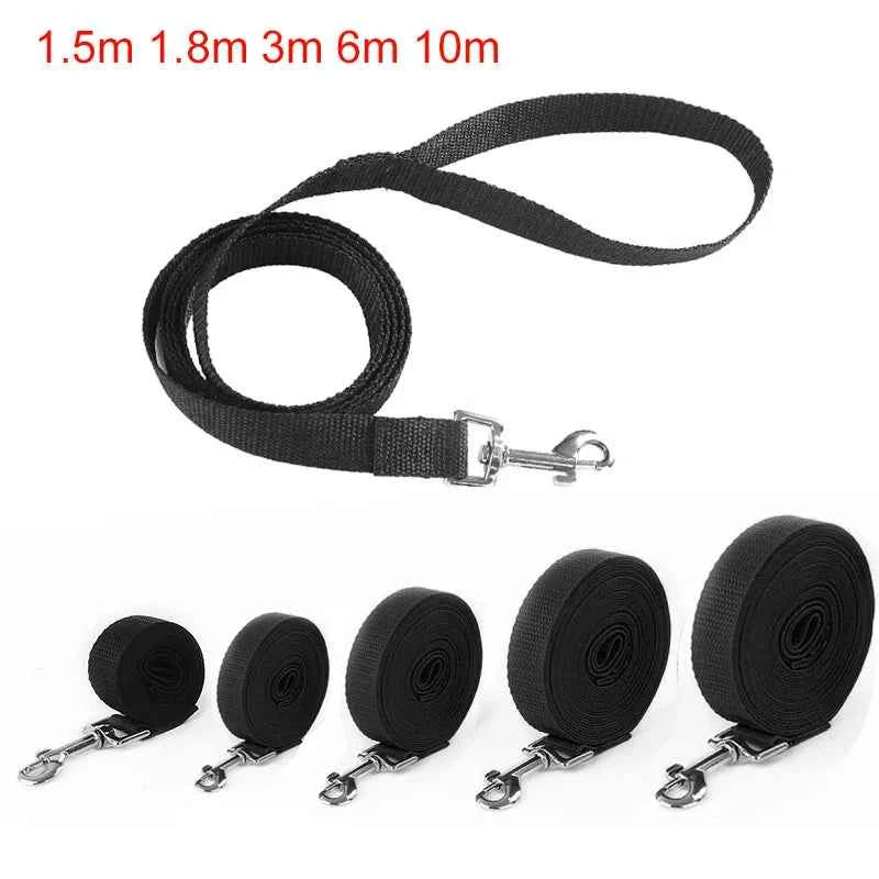 Long Nylon Pet Dog Leash For Small Big Dogs Cats Outdoor Hiking Puppy Lead Rope Strong Labrodor Traction Belt 1.5m 3m 10m 30m