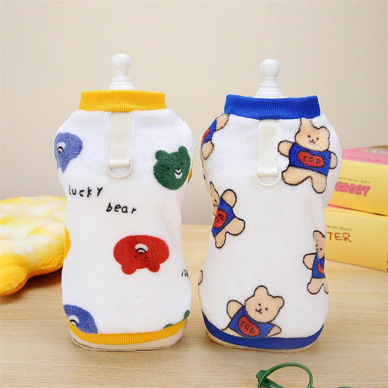Korean Style Sphynx Cat Sweater with Buckle Winter Warm Pet Clothes for Cats Gotas Garfield Persian Pullovers mascotas Clothing - Play Paws Toys
