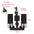 Black Aquarium Filter With Pump For Fish Tank Air Pump Skimmer Biochemical Sponge Filter Aquarium Bio Filters Filtro Aquario
