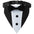 Sucado Brand Pet Wedding Suit Bib Dog Collar Adjustable with Bow Tie Bandana for Engagement Party Costume Clothes