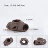 Ceramic Aquarium Decoration Fish Shrimps Shelter House Pottery Scorpion House Canister Simulation Stone Fish Tank Decor Great