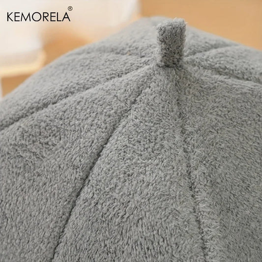 2025 Winter Thickened Indoor Cat Bed 2-in-1 Cat House Tent Bed with Detachable and Washable Soft Cushion Pillow, Unassembled - Play Paws Toys