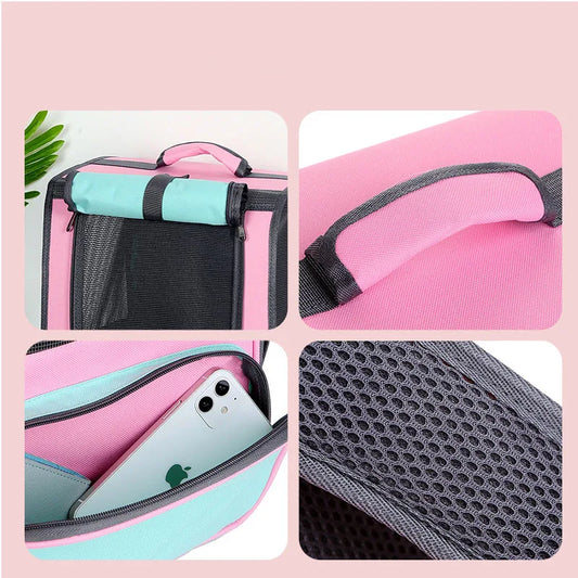 Breathable Pet Carrier Backpack for Cat and Dog, Astronaut Space Capsule, Window Transport Carrying Bag, High Quality - Play Paws Toys