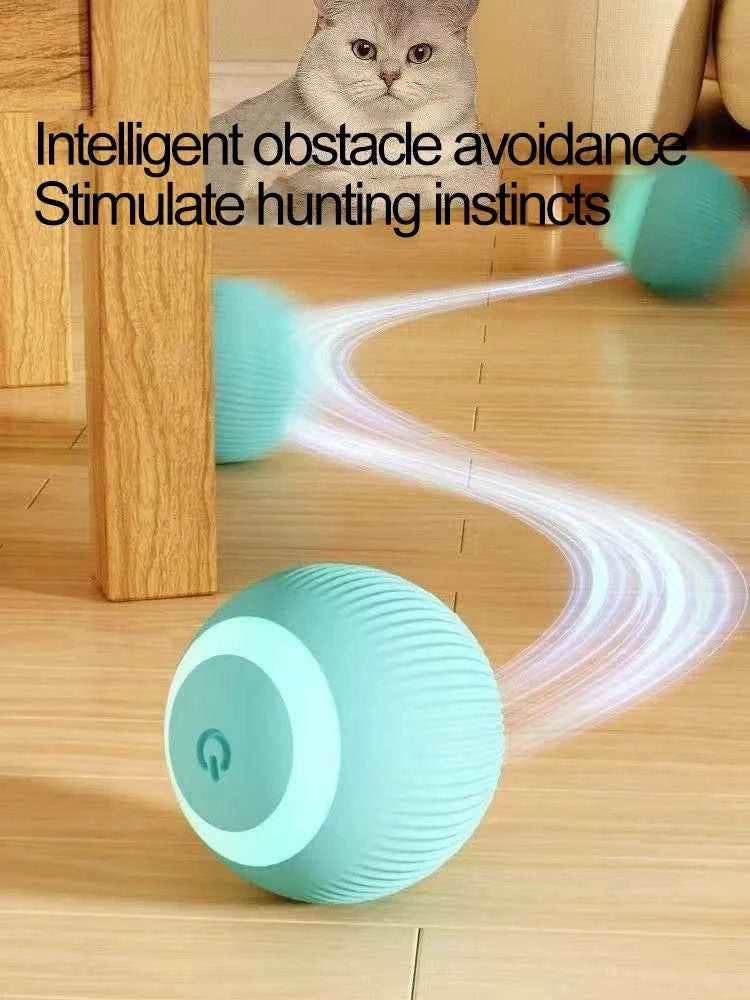 Interactive Cat Ball Automatic Cat Toy Indoor Cat Toy Electric Games Pet Products MWJ01