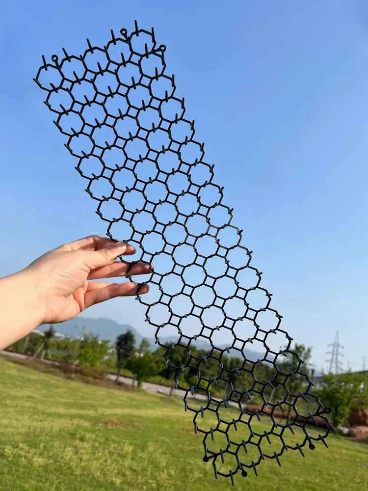 6/10Pcs Garden Prickle Strip Dig Stop Cat Repellent Deterrent Mat Anti-cat Prickle Strips Keep Cat Away Digging Climbing Spike