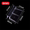 10Pcs Transparent Acrylic Fish Tank Glass Lid Clip Brackets Aquarium Filter Light Stand Support Holders Clip Width 5/6/8/10/12mm