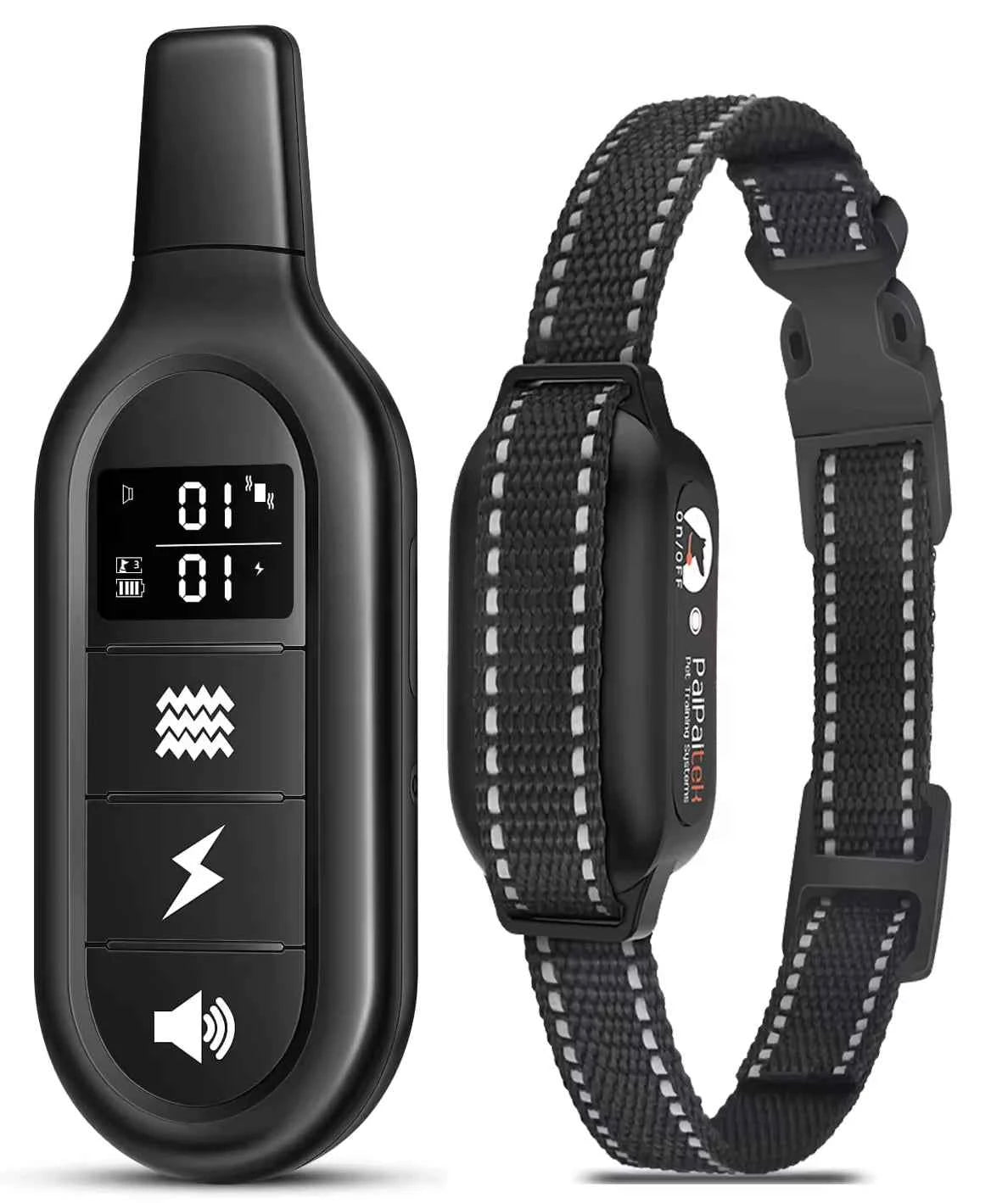 Electric Dog Training Collar Waterproof Dog Bark Collar Pet With Remote Control Rechargeable Anti Barking Device All Size Dogs