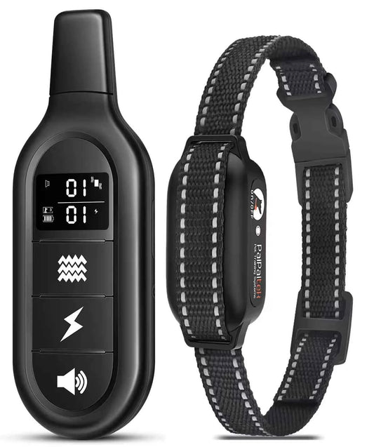 Electric Dog Training Collar Waterproof Dog Bark Collar Pet With Remote Control Rechargeable Anti Barking Device All Size Dogs