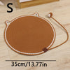 Round Cat Scratch Pad Cotton Rope Pet Sleeping Cat Scratch Board Sofa Furniture Paw Protector