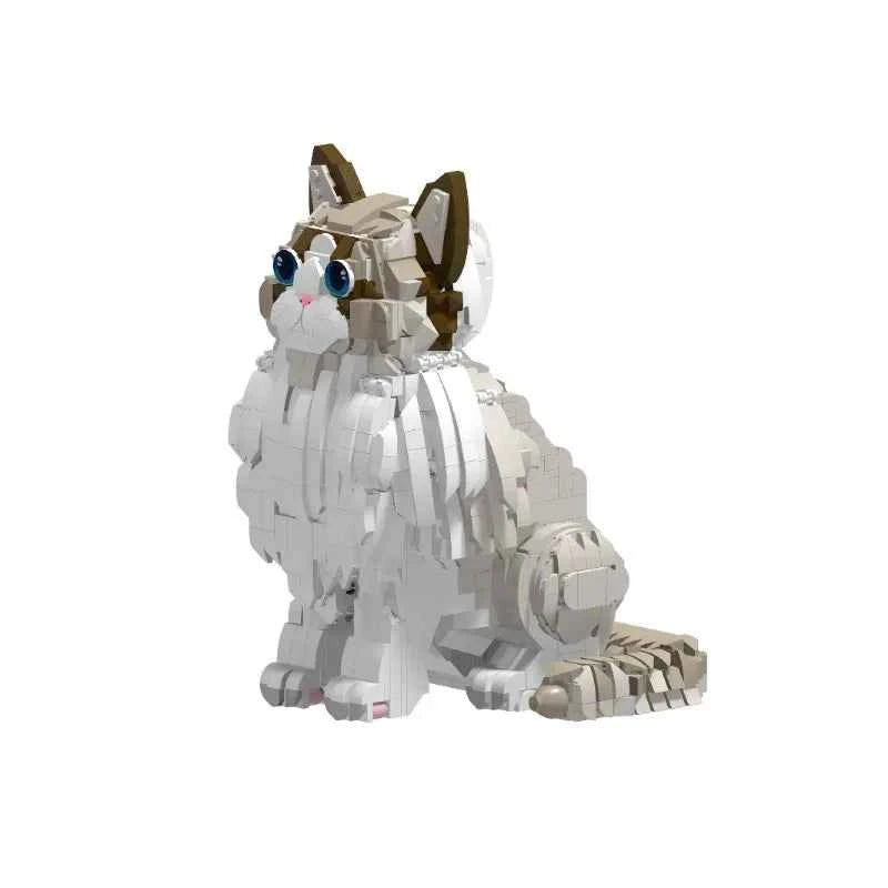 1438-Piece Jumbo Cat Building Set   Creative Animal Model Kit for Teens & Adults, Premium Collector's Gift with Color Box