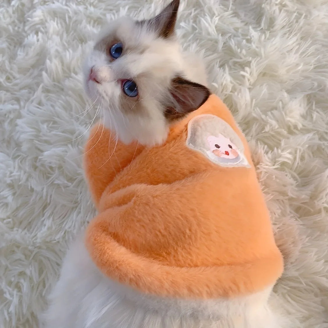 Cats Accessories Pets Warm Kittens Clothes for Winter Kitten Small Kitten Stuff Apparels Cooling Clothing Dog´s Sweater Vests - Play Paws Toys