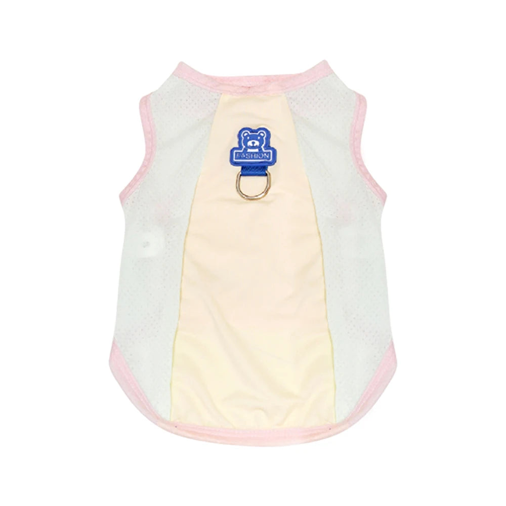 Cooling Dog Cat Vest Summer - Breathable Mesh UV Protection Sleeveless Shirt, Ice Silk Pet Cooling Jacket for Hot Weather