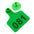 Customized Farm Animal Eartags, Cow Cattle Ear Tags, Plastic TPU Identification Label with Number for Pig Sheep, 20Pcs