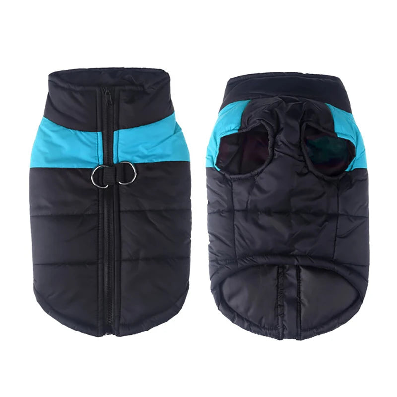 Warm Winter Dog Clothes Large Small Medium Dogs Outdoor Walking Windproof Pet Jacket Soft Pets Coat Lightweight Labrador Outfits