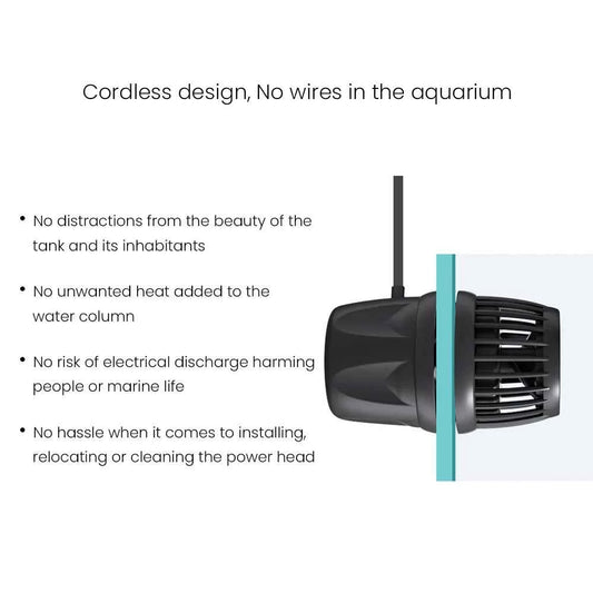 Jebao Jecod DMP-5/10/15/20/30/40 New Smart Bluetooth App Control Cordless Freshwater Saltwater Fish Tank Aquarium Wavemaker Pump