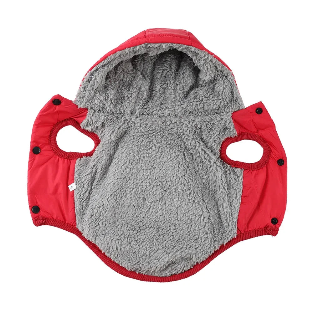 Warm Cats Hoodie Coat For Small Medium Cats Dog Winter Cozy Fleece Puppy Kitten Jacket Clothes Windproof Pet Pug Sphynx Costume - Play Paws Toys