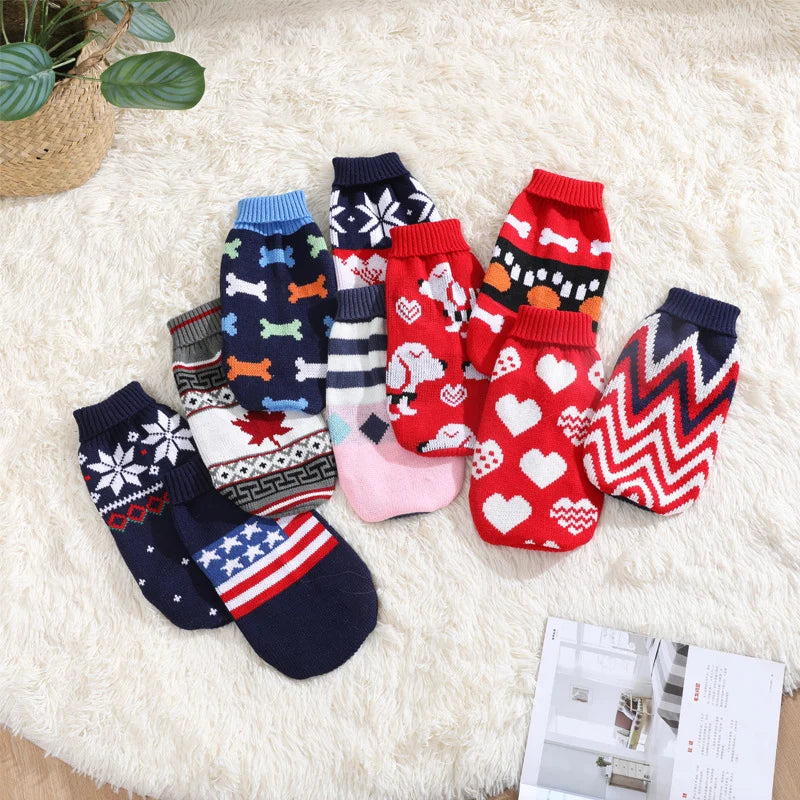 Cute Cat Sweater Costume Winter Warm Pet Clothes for Cats Katten Sphynx Pullover Mascotas Clothing Gatos Products for Animals - Play Paws Toys