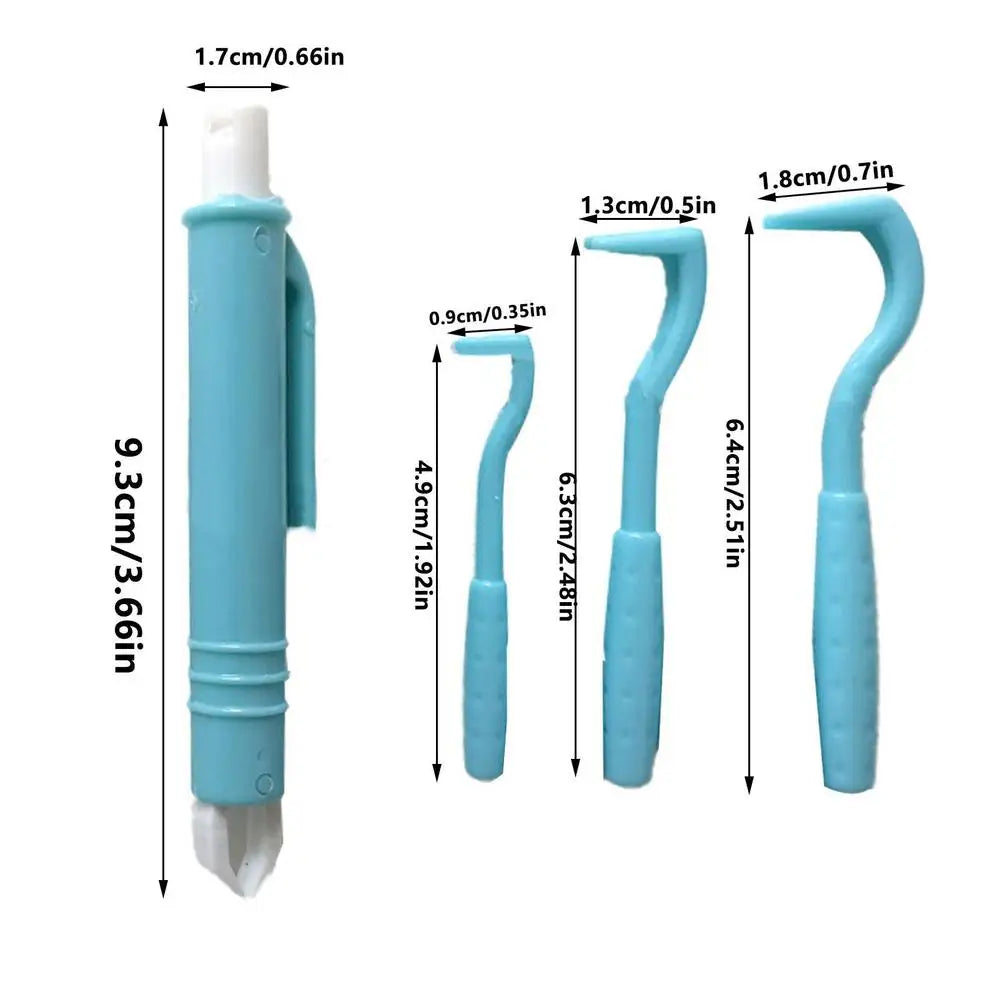 4Pcs Flea Remover Hook Tick Remover Tweezer Tick Pull Pet Cat Dog Tick Clamp Accessaries Pet Mite Flea Extractor Dog Accessories
