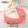 40-60cm Round Pet Bed for Large Dog Bed Super Soft Cat Bed Long Plush Dogs Basket Cushion Cat Bed Cat Mat Animals Sleeping Sofa