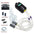 Aquarium Air Pump Fish Tank Mini Compressor Single Double Outlet with Check Valve Tube Aquatic Accessories 220V 3W 5W