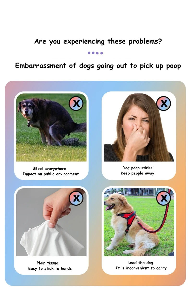 Pet Biodegradable Trash Bag 36-42 Rolls Dog Poop Bags Bulk  cented Poo Bag Degradable Cat Waste Bags Dog Poop Dispenser