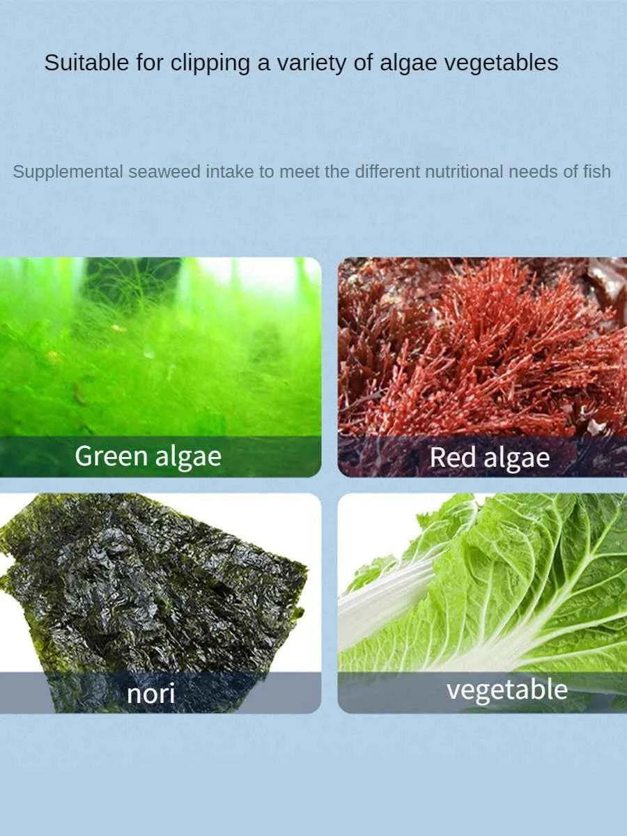 VastOcean Veggie-Mag Feeding Clip Aquarium Fish Tank Strong Magnetic Seaweed Vegetable Clip