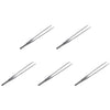 Stainless Steel Aquarium Tweezers Pliers Fish Tank Plant Aquascape Tools Straight Curved Forceps Clip Aquatic Feeding Tongs 27cm