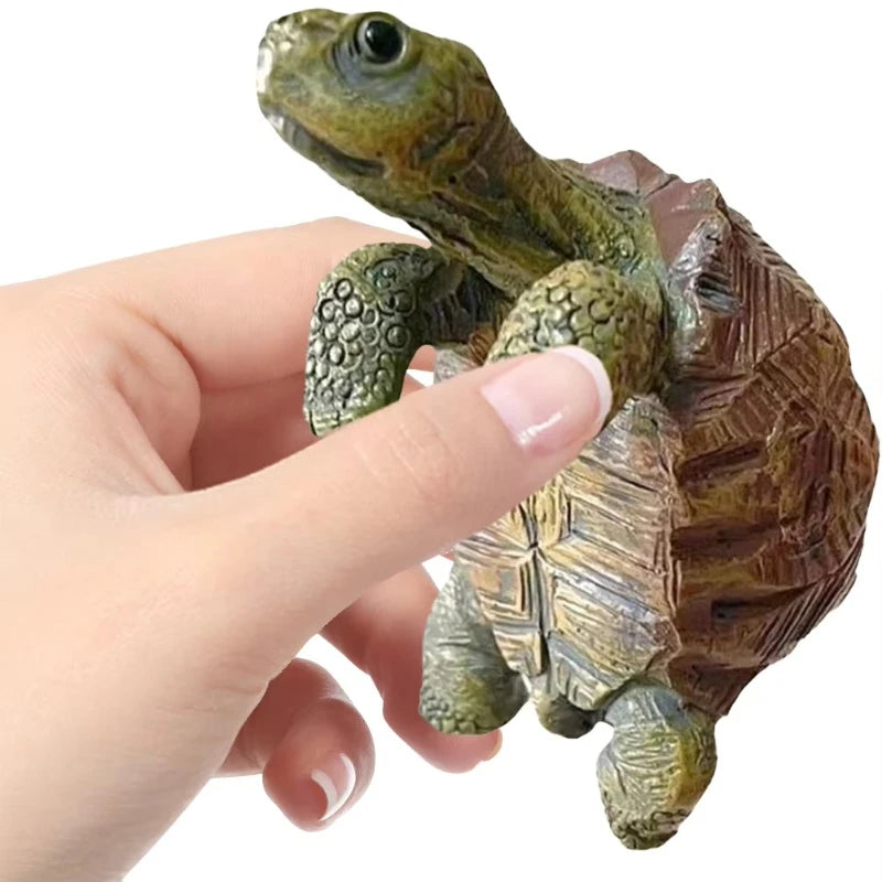 Fishing Turtle Hanging Turtle Figurine for Basin Fish Tank Aquarium Rockery Pond Courtyard Garden Decor Ornaments Decoration
