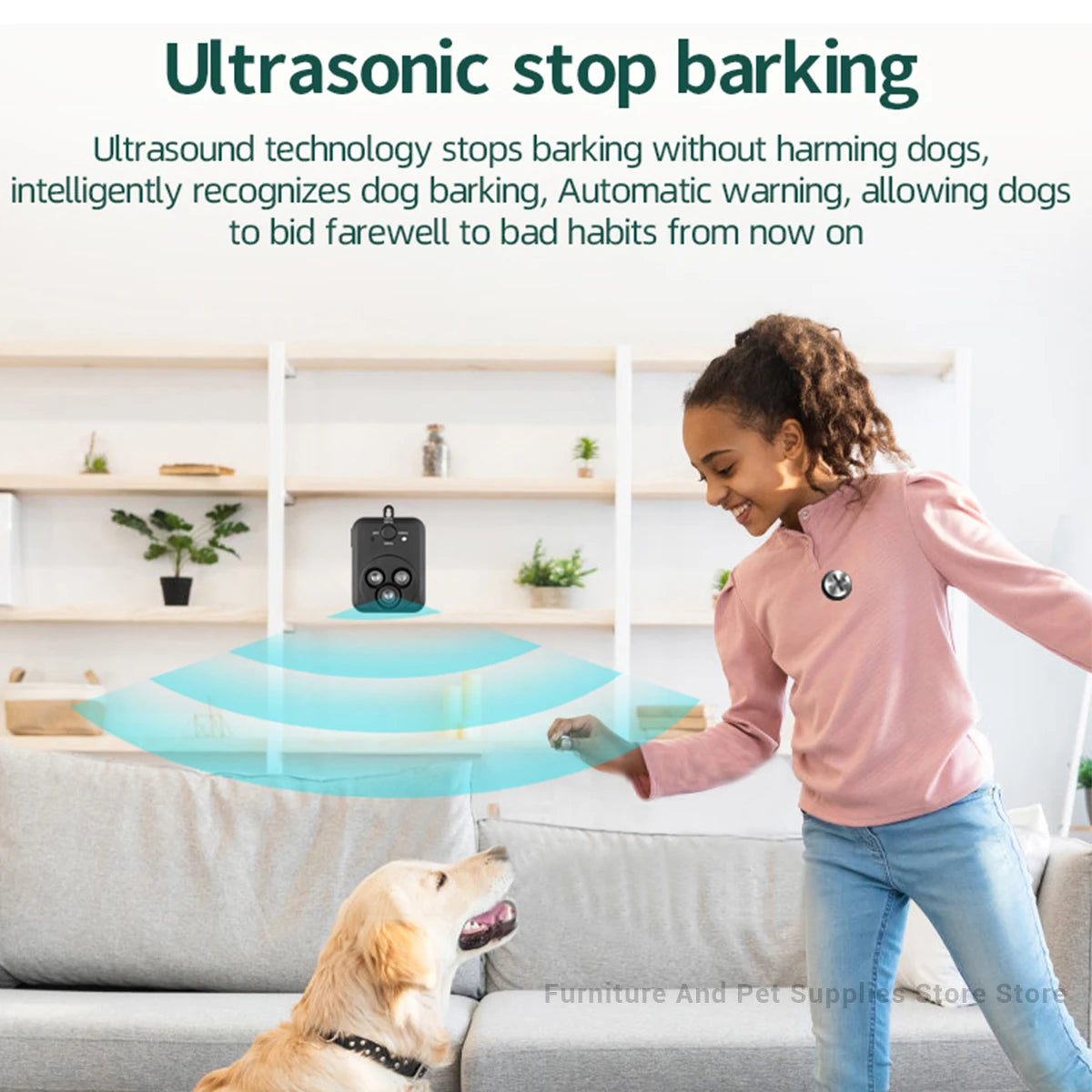 Anti Barking Devices Auto Barking Control Devices with 3 Modes Ultrasonic Dog Stop Barking Dog Devices