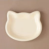 4-Color Pet Bowl Cat Food Dish Canned Snack Frozen Meal Plate for Dwarf Cats Premium Anti-Black-Nose Pet Dish Home Use Pet Bowl.