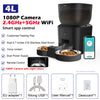 Furpipi 8L Smart Automatic Cat Feeders with 1080P HD Camera 5G WiFi Pet Feeder Tuya APP Control Smart Dog Cat Kibble Dispenser