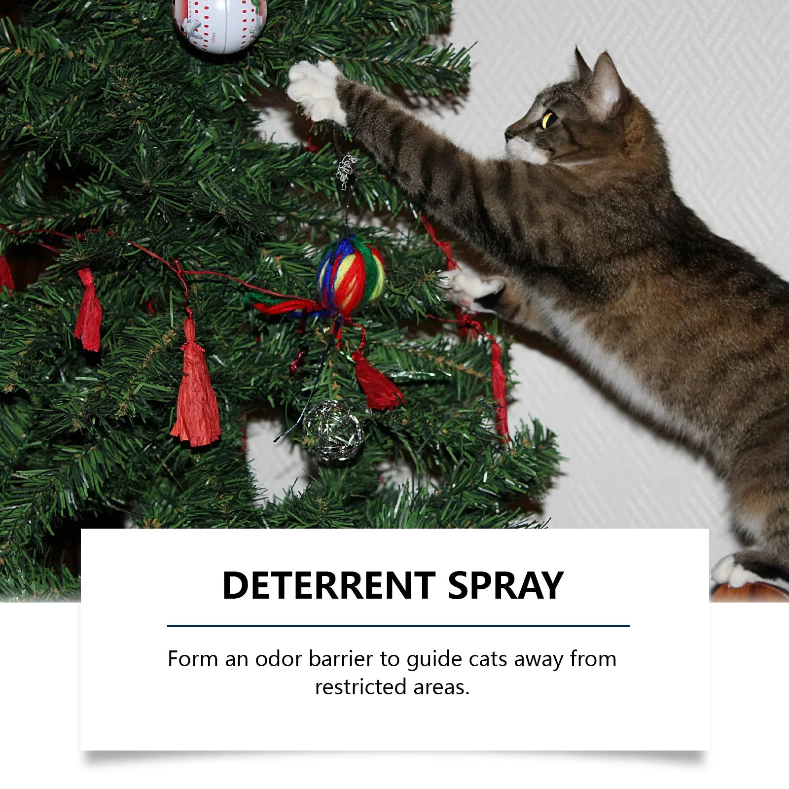 Car/Furniture-Specific Cat Deterrent Spray – Prevents Scratching & Inappropriate Urination, Protects Living Rooms & Bedrooms
