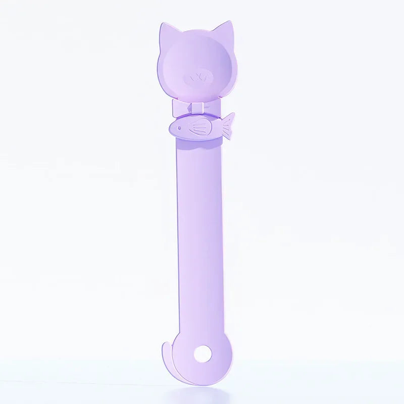 Cat Strip Feeder Spoon Long Handle Lickable Wet Food Feeder for Cats Pet Meat Mud Food Squeeze Dispense Spoon Pet Supplie