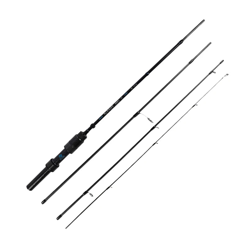 MIFINE NANO JIG Travel Spinning Rod 4 Sections 30T Carbon Fiber Power UL Lure 0.5-2g Ultralight Trout Fishing Poles Solid Tips