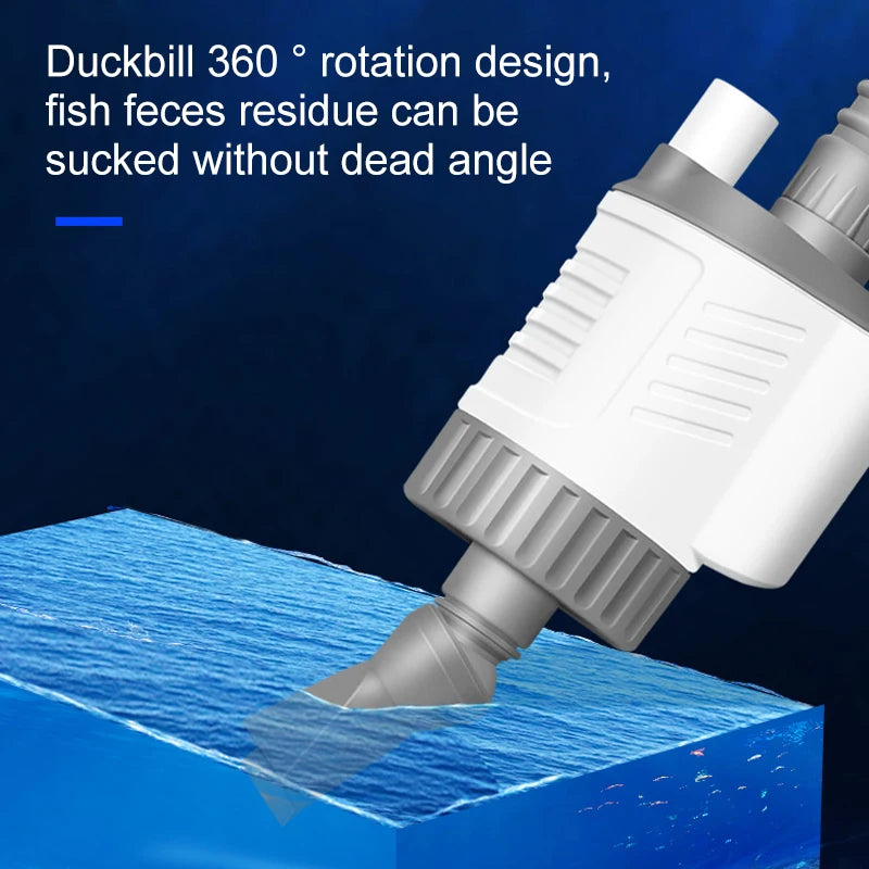 Aquarium Water Change Pump Electric Fish Tank Cleaning Tool Vacuum Water Changer Gravel Cleaner Siphon Filter Pump  30W 220v
