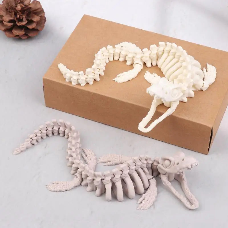 HOT! 1PCS Realistic Mosasaurus Skeleton Replica Aquarium Decoration Dinosaur Skeleton Model For Fish Tank Decoration