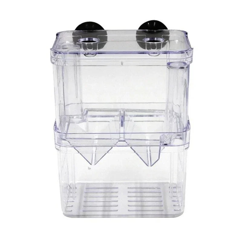 Transparent Fish Aquarium High Clear Breeding Isolation Box Pet Supplies Breeder Tank Double Guppies Hatching Incubator