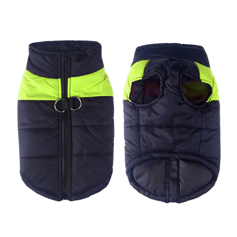 Warm Winter Dog Clothes Large Small Medium Dogs Outdoor Walking Windproof Pet Jacket Soft Pets Coat Lightweight Labrador Outfits