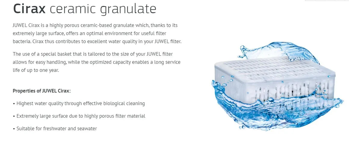 Juwel original filter stone ceramic particle filter material is suitable for juwel3. 0 6.0 8.0 use of filter cartridge