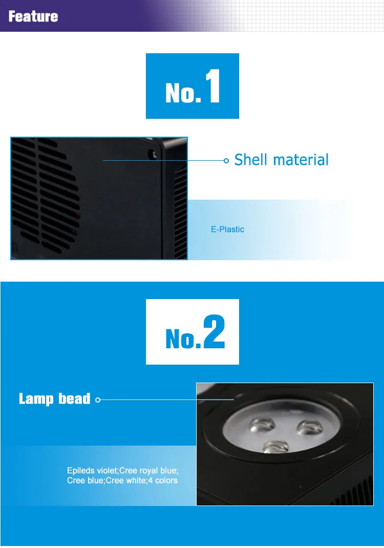 Spectra Nano 029 Aquarium Light 30W Saltwater Lighting with Touch Control for Coral Reef Fish Tank