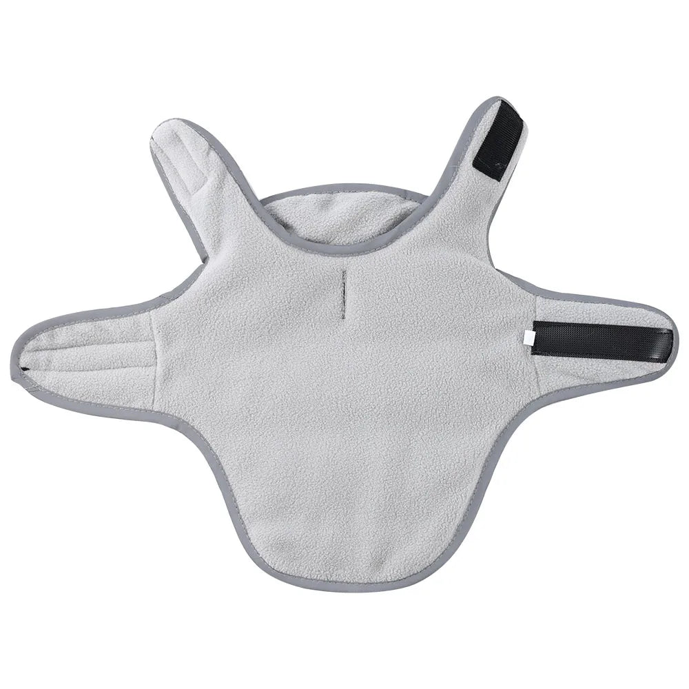 Fleece Warm Pet Clothes For Winter Reversible Cat Jacket With Leash Hole Reflective Waterproof Pets Coat For Puppy Cats Sphynx - Play Paws Toys