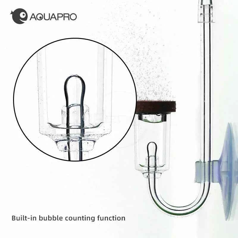 Aquarium CO2 Diffuser With Bubble Counter Twinstar Style Atomizer Acrylic Fish Tank Aquatic Plants Accessories Supplies Sprayer