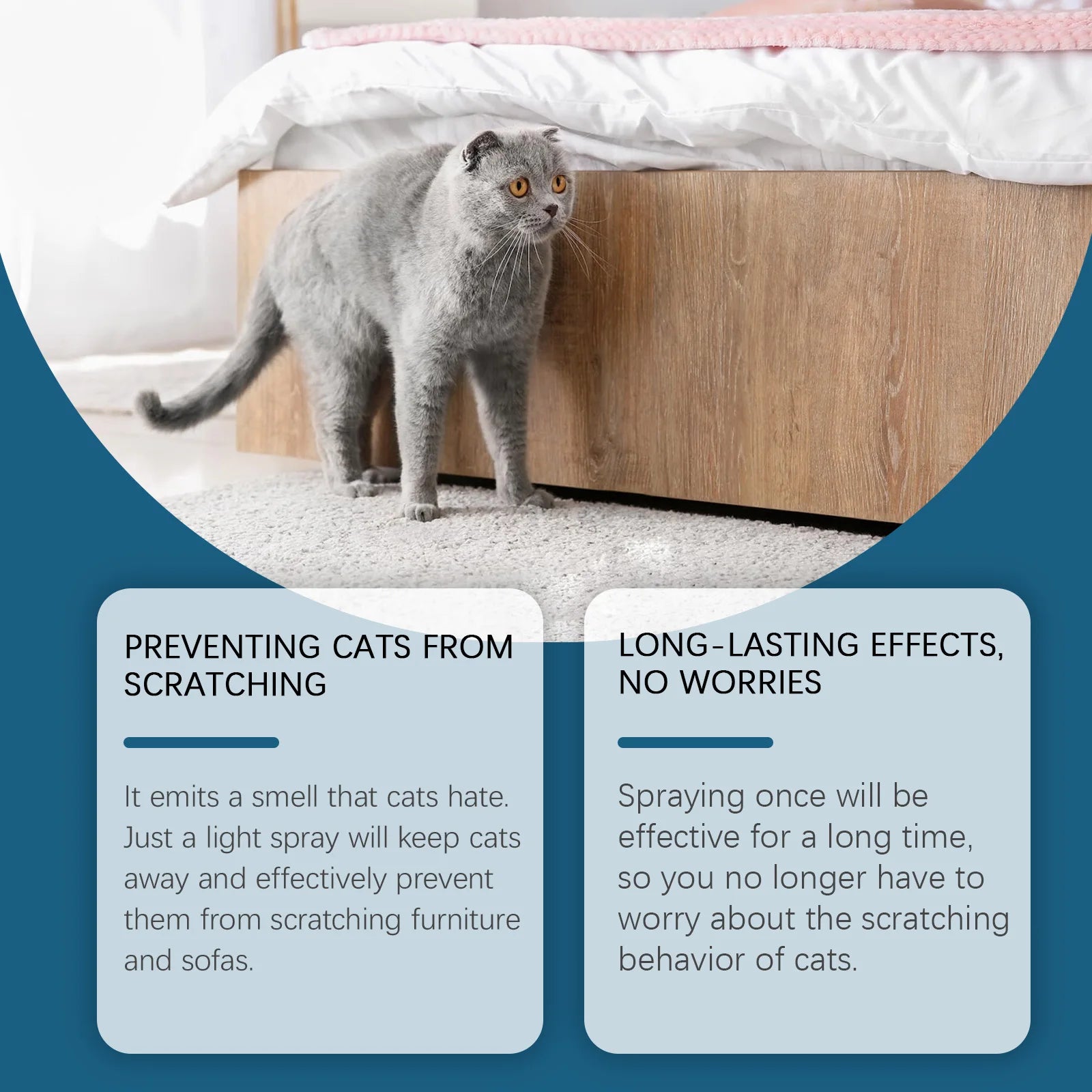 Indoor Cat Repellent Spray Anti-Scratching Anti-Chewing Behavior Corrector Pet Repelling Cats Deterrents Spray Pet Product 100ml