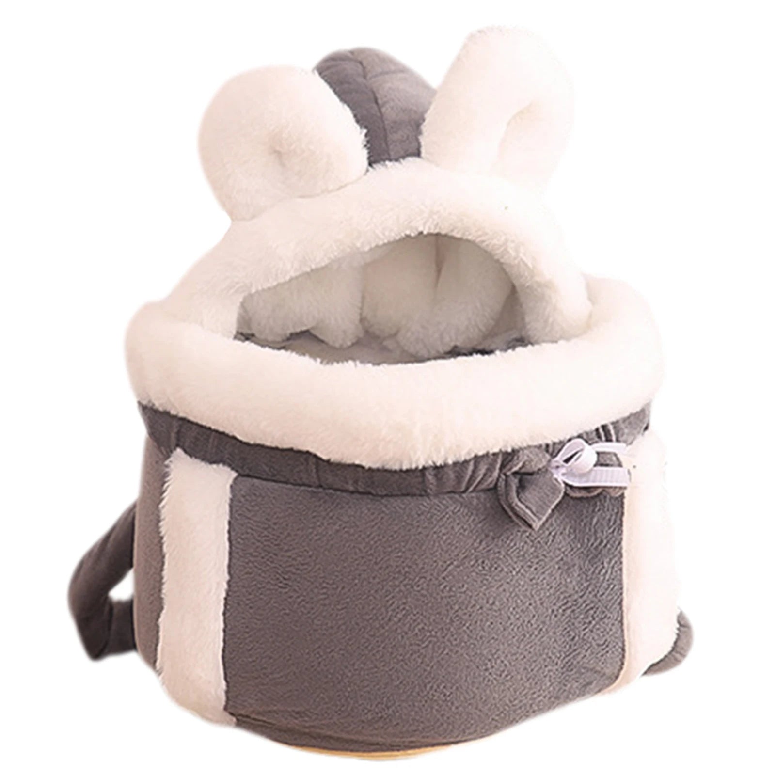 Winter Warm Cat Backpack Soft Cozy Cute Plush Pets Cage All In 1 Style Cat Bag Carrier Bag For Outdoor Travel Pet Accessories - Play Paws Toys