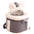 Winter Warm Cat Backpack Soft Cozy Cute Plush Pets Cage All In 1 Style Cat Bag Carrier Bag For Outdoor Travel Pet Accessories - Play Paws Toys